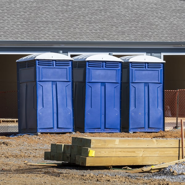 how do you ensure the porta potties are secure and safe from vandalism during an event in Lemasters